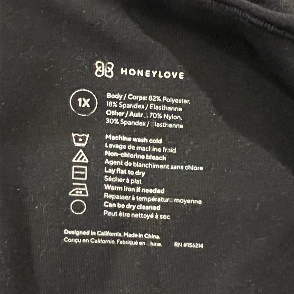 Honeylove Women's Legging 2.0 Smoothing Effect in Black - Picture 8 of 8